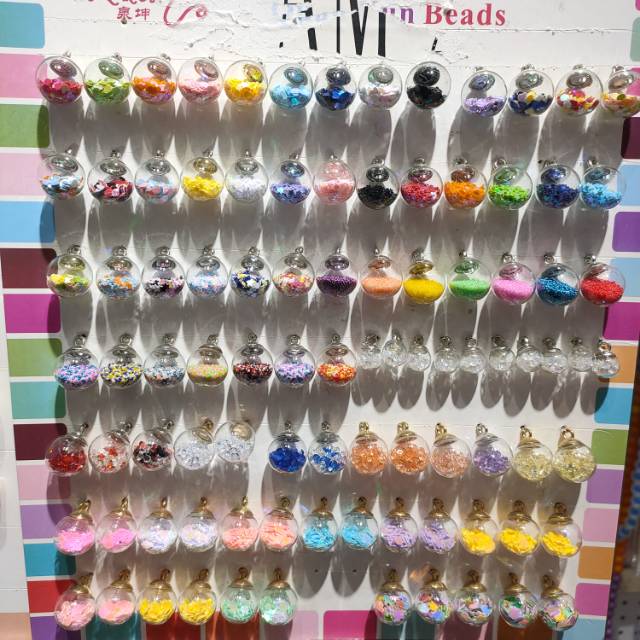 Hot-selling five-color glass ball jewelry accessories