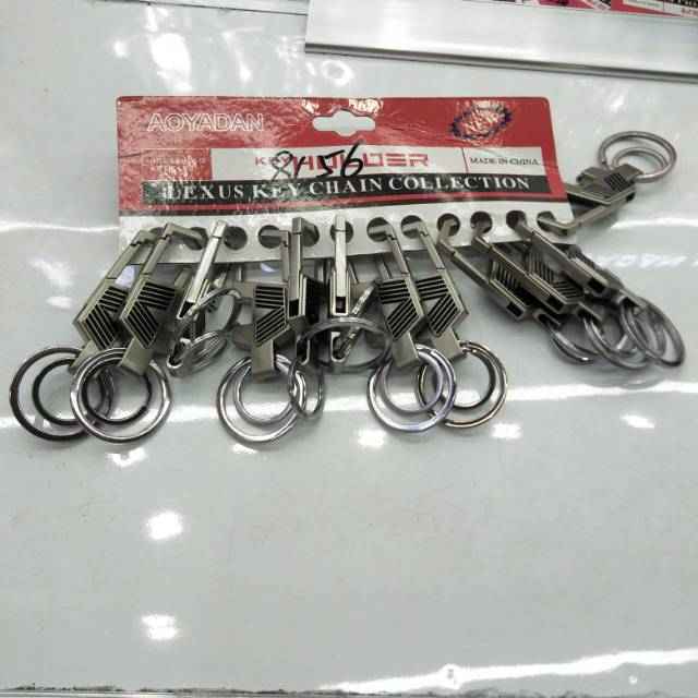 金属不锈钢汽车钥匙扣 钥匙圈环配件 男式创意汽车钥匙圈扣钥匙链