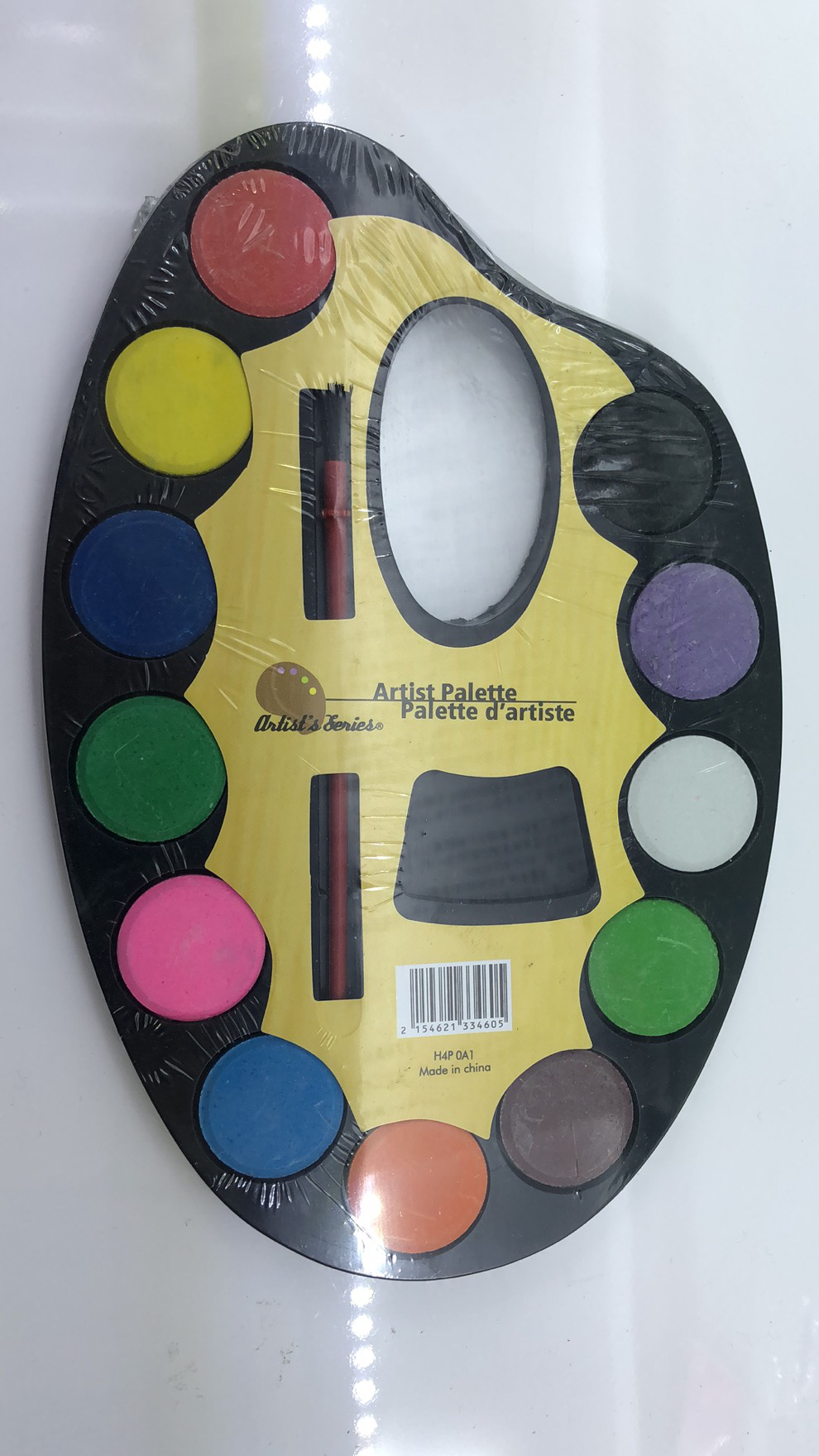 12 color horseshoe solid watercolor paint medium color plate color plate small size large student painting supplies office learning for safety and environmental protection thumbnail