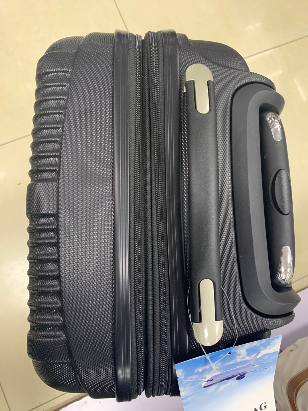 威鹏王ABS旅行箱 拉杆箱行李箱铝框旅行箱万向轮细节图