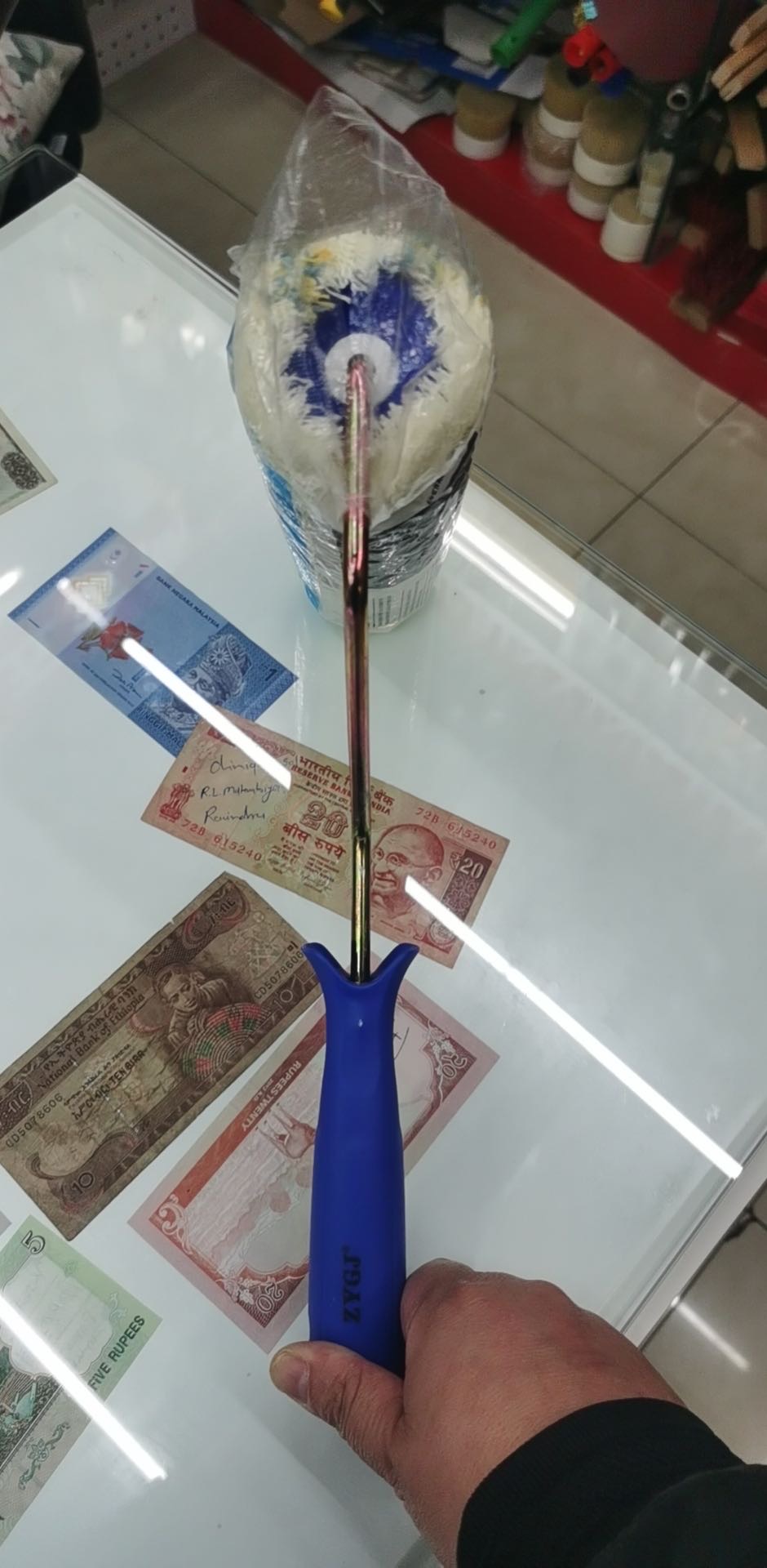 单色柄滚筒刷涂料刷五金刷建材刷外贸出口细节图