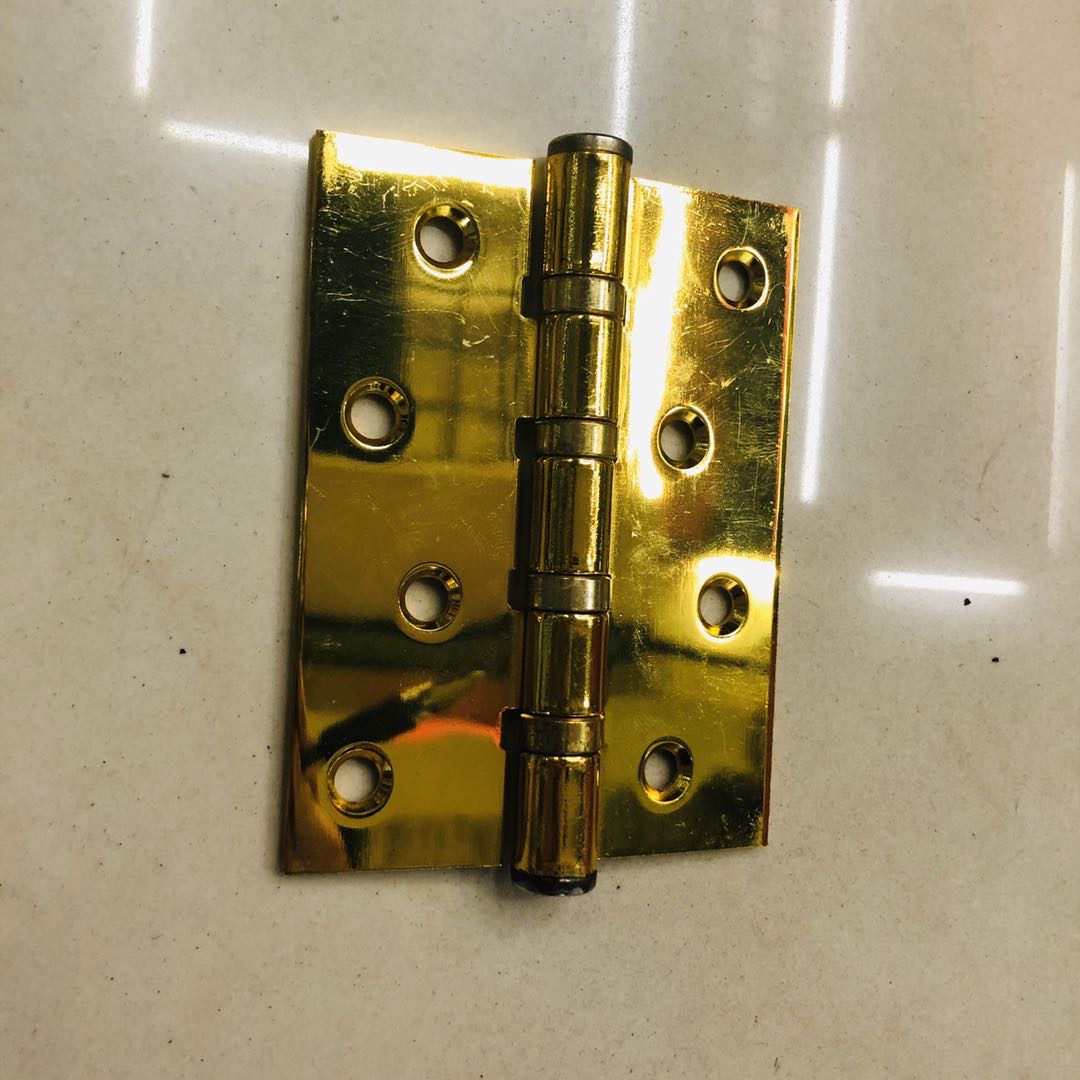 精品不锈钢合页欧式镀金家用