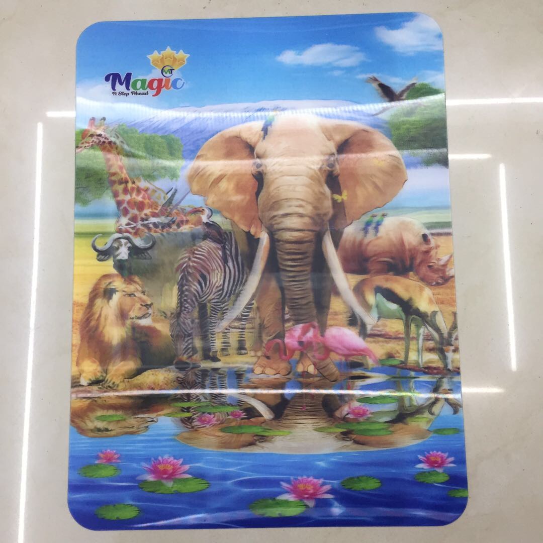 箱包书包三维花卡片厂家直销来样订做