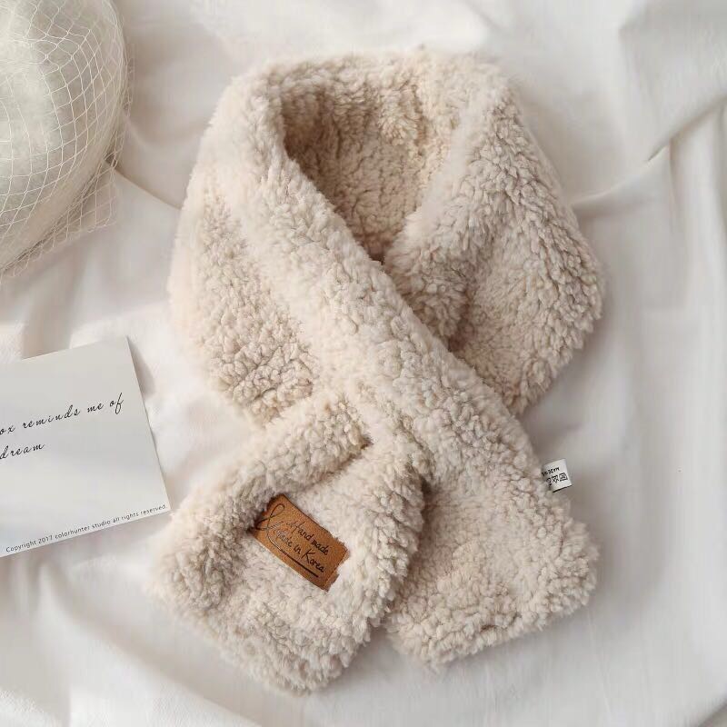 Women's Fashion Trend Casual With Faux Fur Winter Korean Scarf