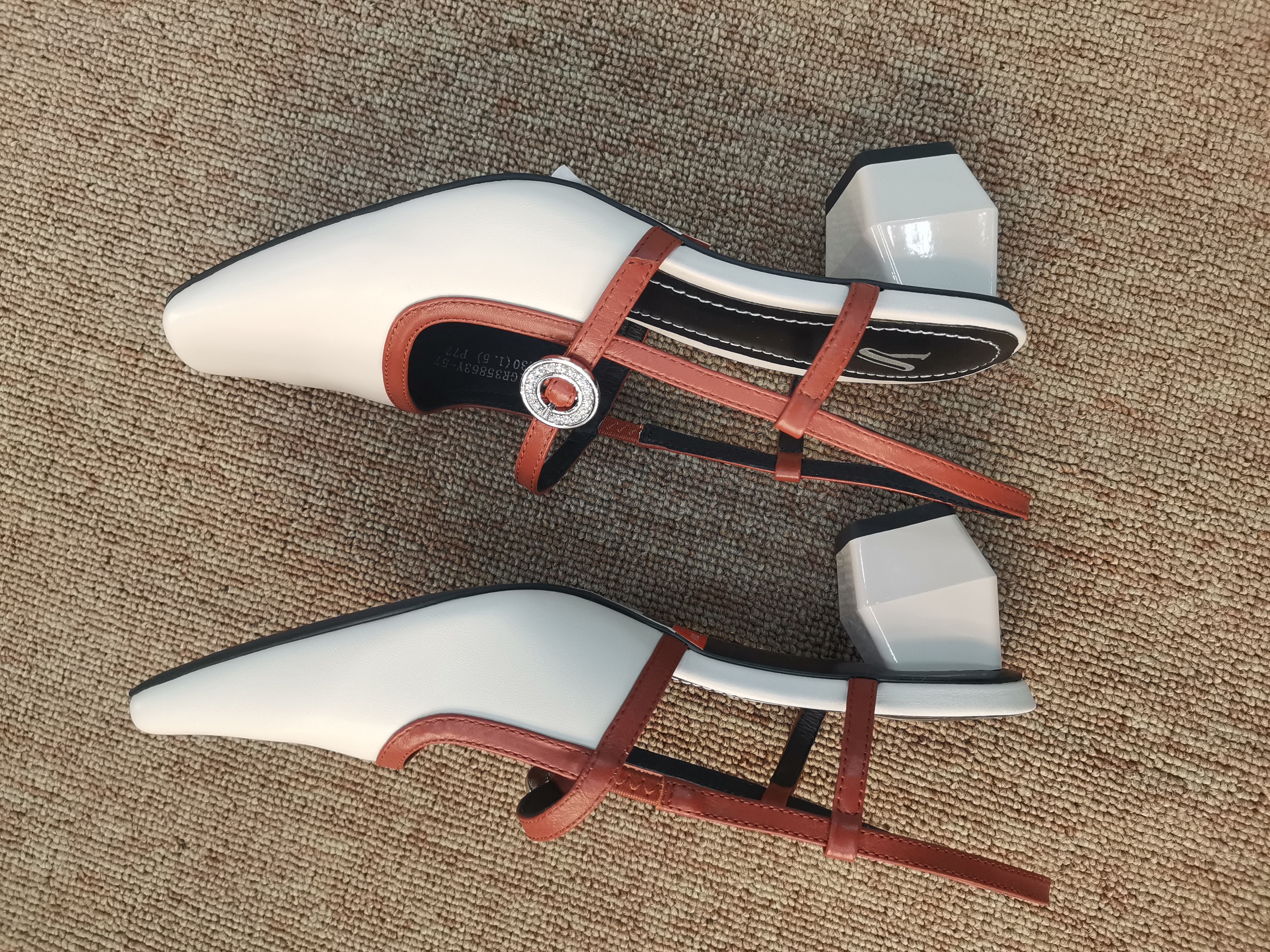 2020 Summer New Women's Flat Mid-Heel Fashion Casual Sandals Specification drawing