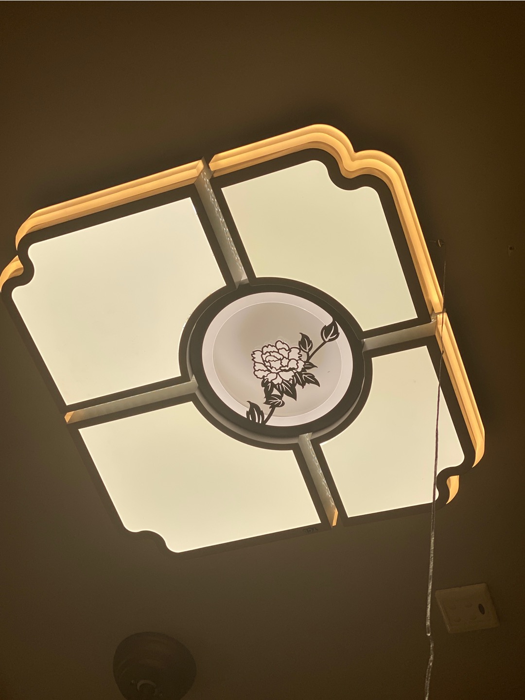 National trend TCL bedroom lamp, new Chinese-style ironwork home energy-saving smart lamp