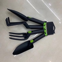Black-green garden tools four-piece decoration
