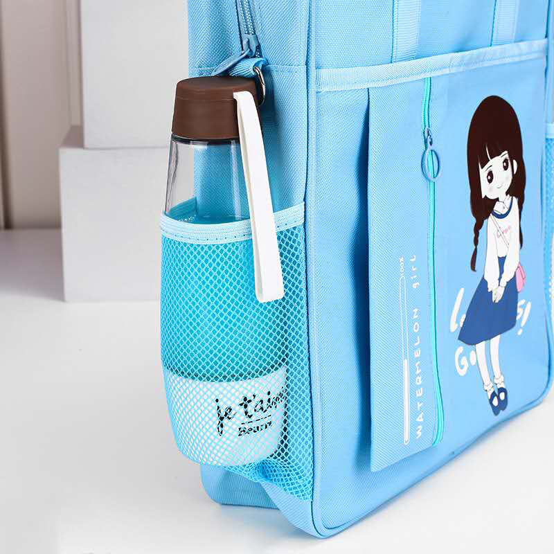 Factory direct sales of simple schoolbags, double-shoulder tutorial bags and crossbody bags Specification image