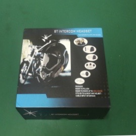 Headset motorcycle helmet for easy communication