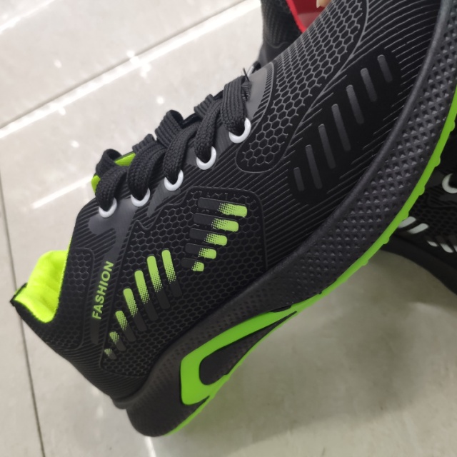 Spring new versatile black sports shoes, mesh student casual shoes for women details Picture