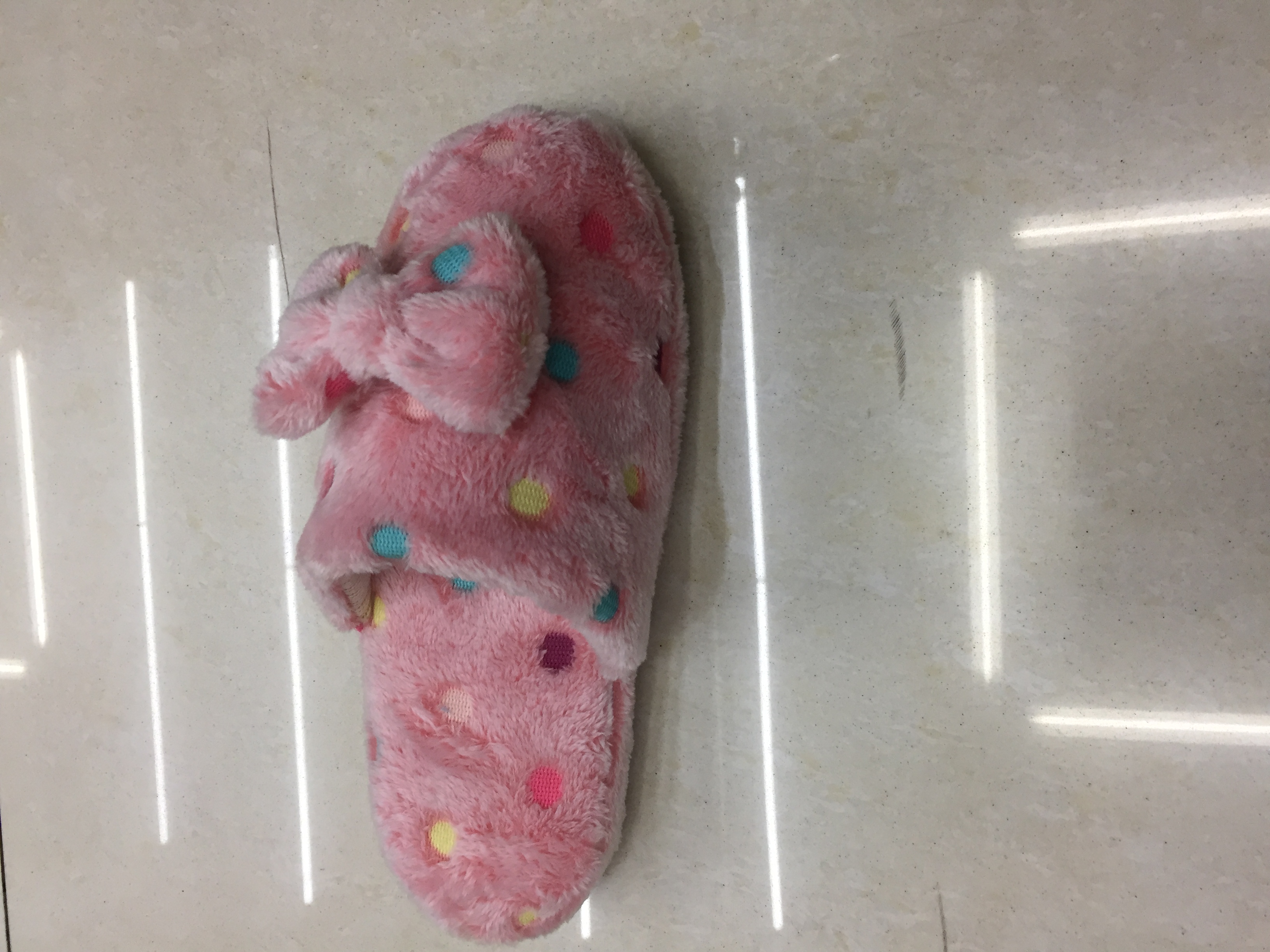 2082LUCK200 TPR soft-soled indoor cotton slippers for women in foreign trade details Picture