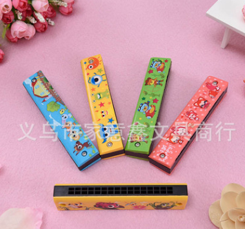 新款儿童双排16孔口琴创意启蒙早教玩具乐器新奇特亲子教具