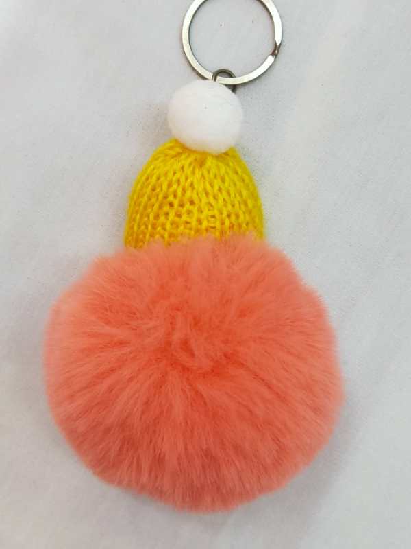 睡娃钥匙扣/领结/钥匙扣毛球产品图