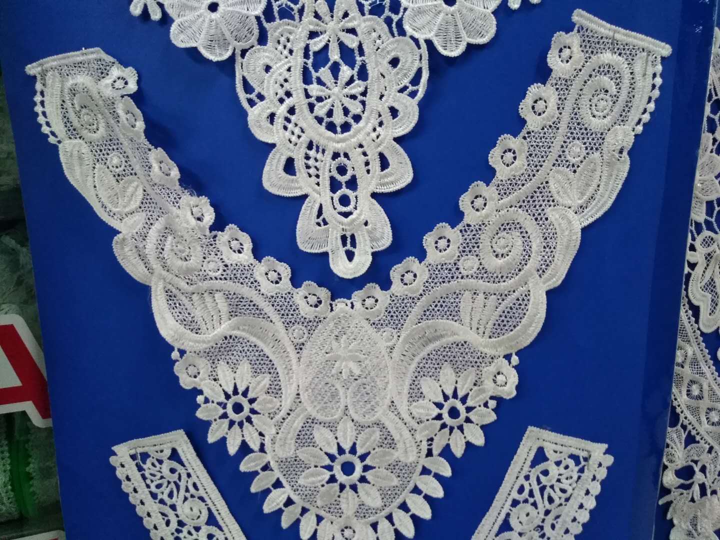 现货领花 胸花 水溶电脑刺绣花边多用花边服装辅料细节图