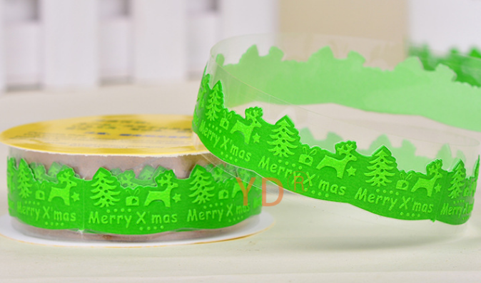 胶带义乌DIY装饰胶带创意圣诞胶带装饰胶带细节图