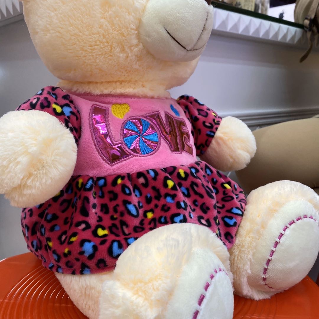 婴幼儿毛绒玩具小熊细节图