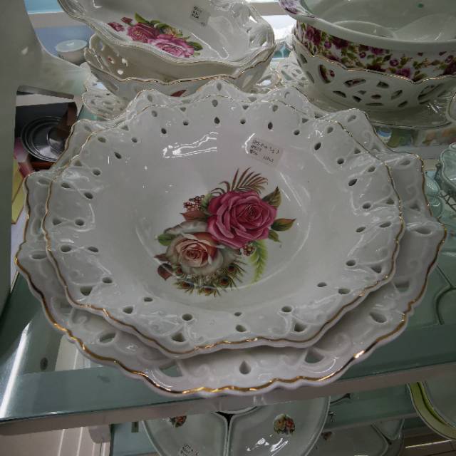 Household ceramic creative set combination tableware European fruit plate lovely dumplings dish thumbnail