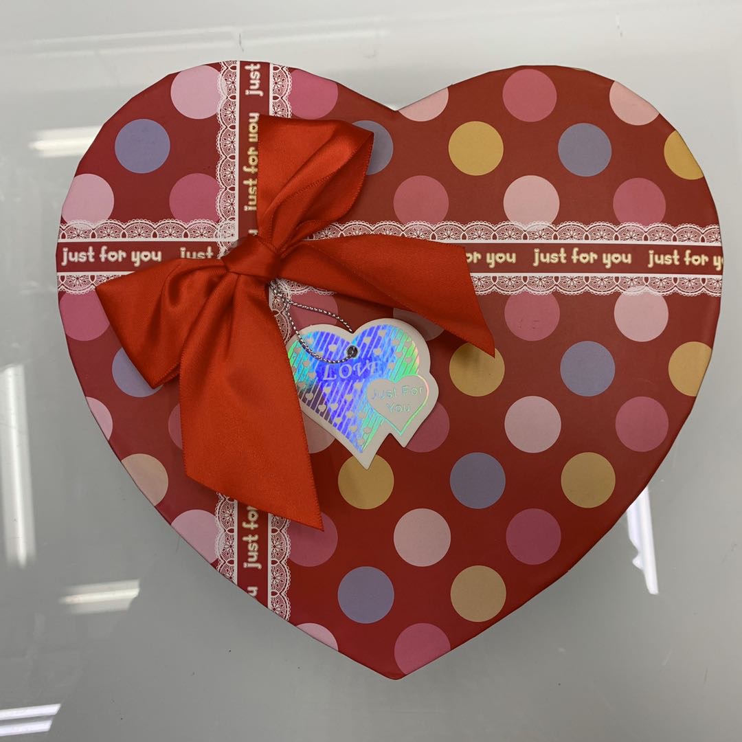心形礼盒浪漫情人节礼包包装原点包装盒蝴蝶结详情图1