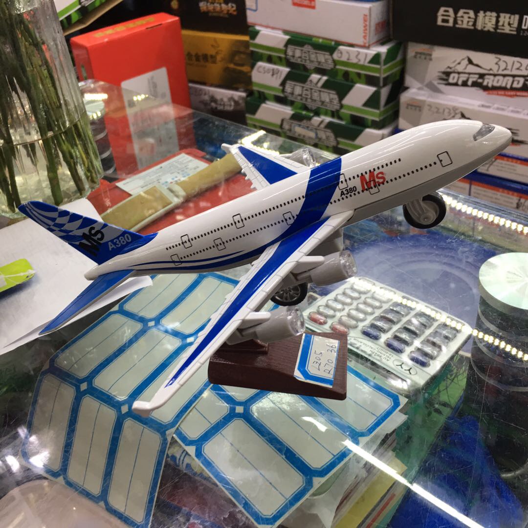 Alloy rebound aircraft children's toys