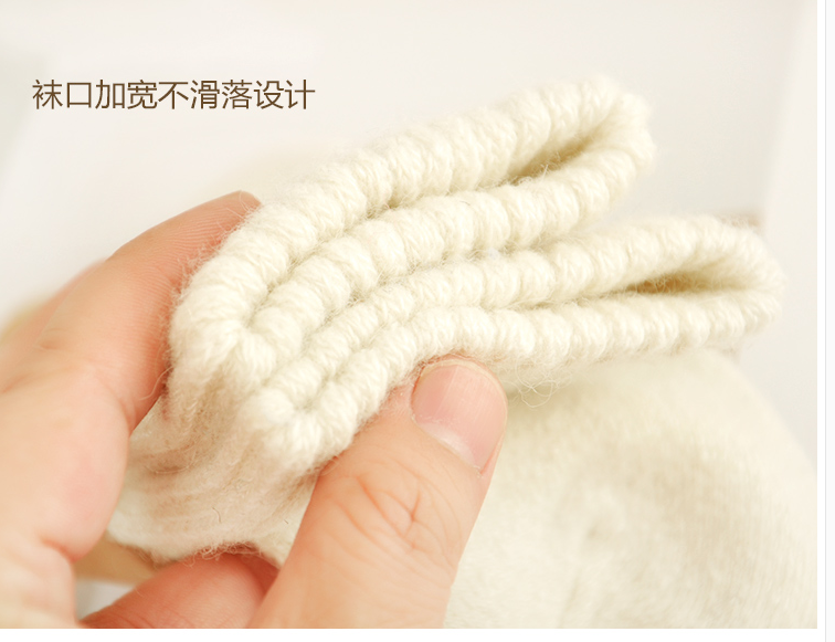 Winter warm, solid color, versatile, neutral and comfortable fleece socks, mid-calf multi-color, simple and elegant Specification image