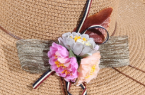 Summer New Women's Beach Straw Hat Korean Version Of A Flower Big Eaves Sunshade Hat Travel Sun Hat Wholesale Tide details Picture