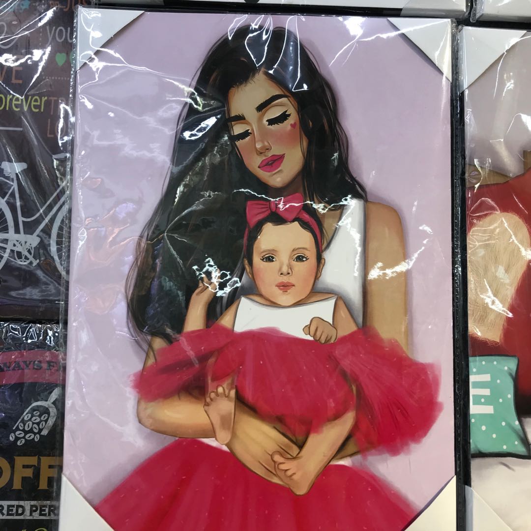 European-style living room decorative paintings, sofa background wall paintings, modern, simple and elegant American-style light luxury wall hangings Specification image