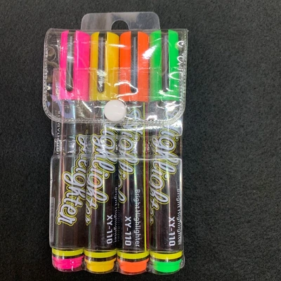Stationery For Students Office Culture Writing Tools Highlighters Highlight Large Capacity Color Highlighters Mark Graffiti Essential Office Supplies 4 Colors