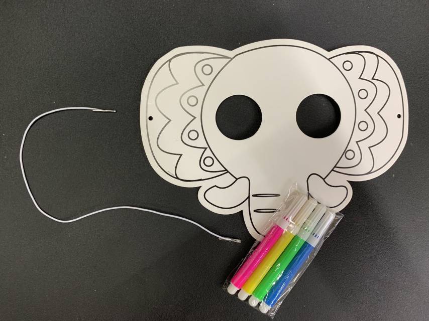 儿童益智玩具填色三联拼图填色画细节图