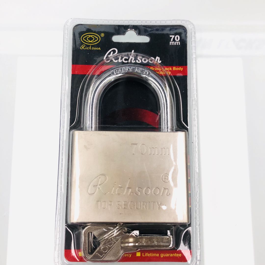 四方原子双泡门锁窗户锁自行车锁细节图