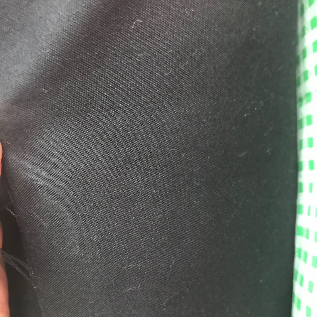 Pure Polyester Black White Milled Cloth Imitation Cotton In Stock details Picture
