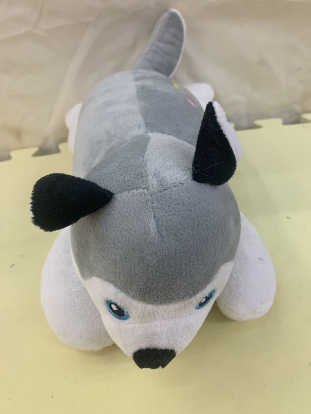 Crystal super soft Husky plush toy for children, girls, home decoration