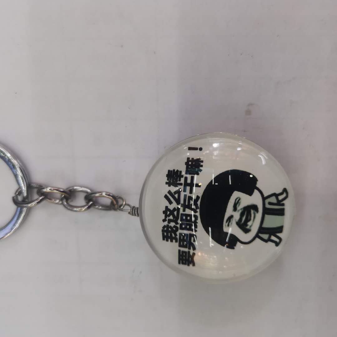 钥匙扣/不锈钢钥匙扣/亚克力钥匙扣/熊猫/钥匙圈产品图