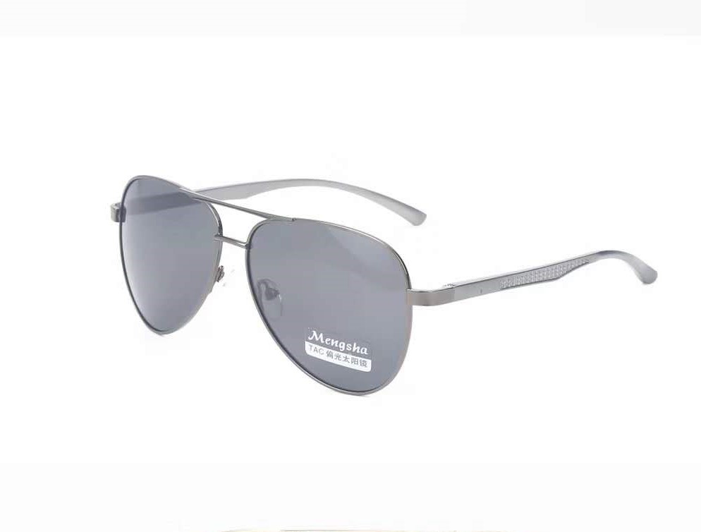New fashion large frame sunglasses Square frame large frame sunglasses fishing polarizer hipster high-grade men 1254