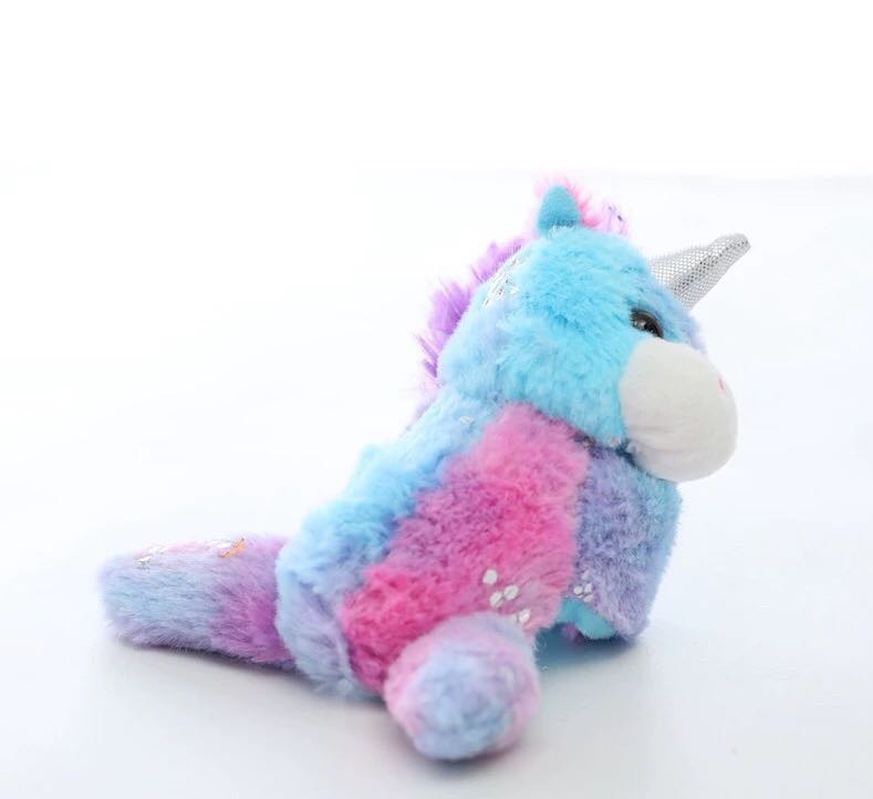 Xinqiqu 1168 Yiwu's best-selling unicorn fleece toy doll chair, papapapa ring throw pillow, cute girls' gift styles are diverse details Picture