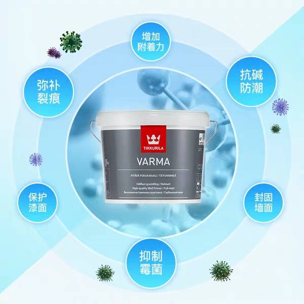 TIKKURILA original import Finlin Verma environmental primer anti - alkaline can be strong domestic indoor paint wall paint paint full figure