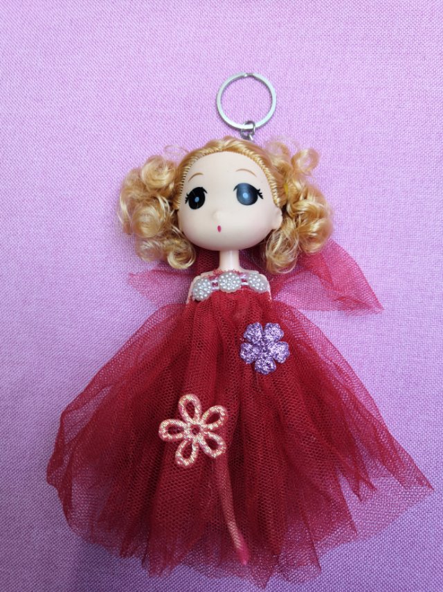 Big red dress, hazy doll, doll figurine, wholesale toy, 17 cm