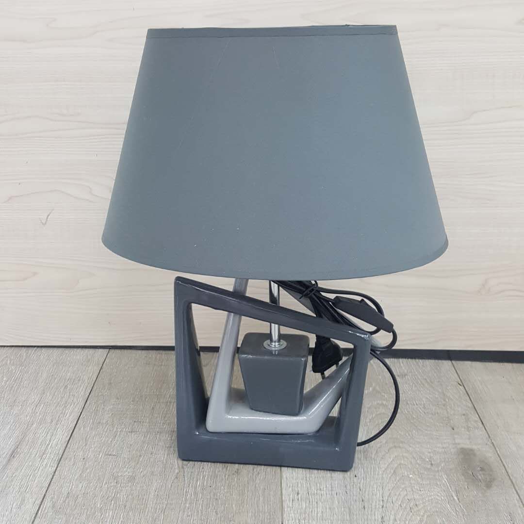 Irregular base shape small lamp bedroom simple bedside lamp thumbnail