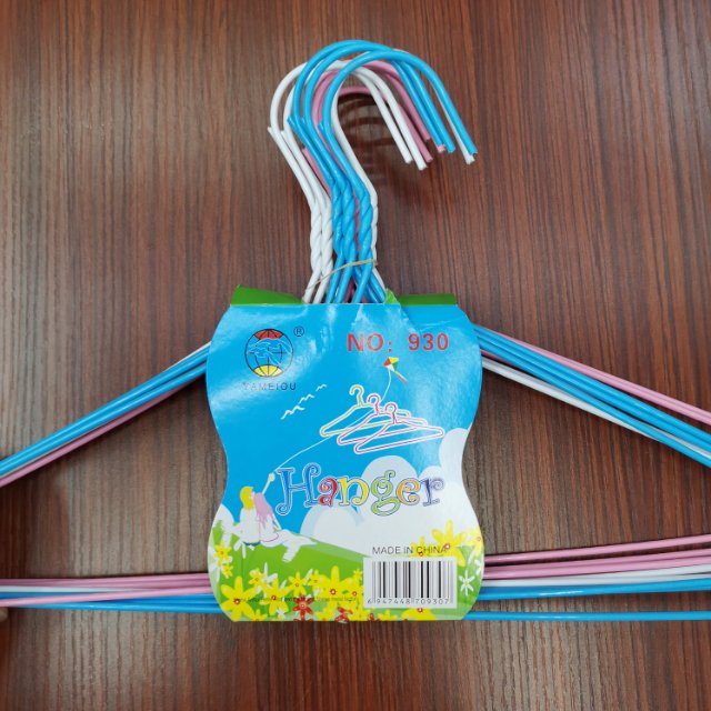 厂家直销时尚环保儿童衣架铁丝衣架P30衣架细节图