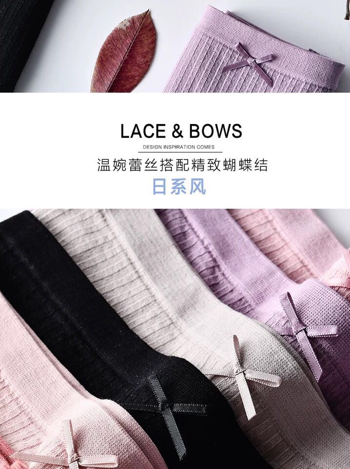 Women's Underwear Pure Cotton Antibacterial Graphene 100% Cotton Crotch Midwaist Seamless Lace Little Ladies Breathable Triangle Japanese System details Picture