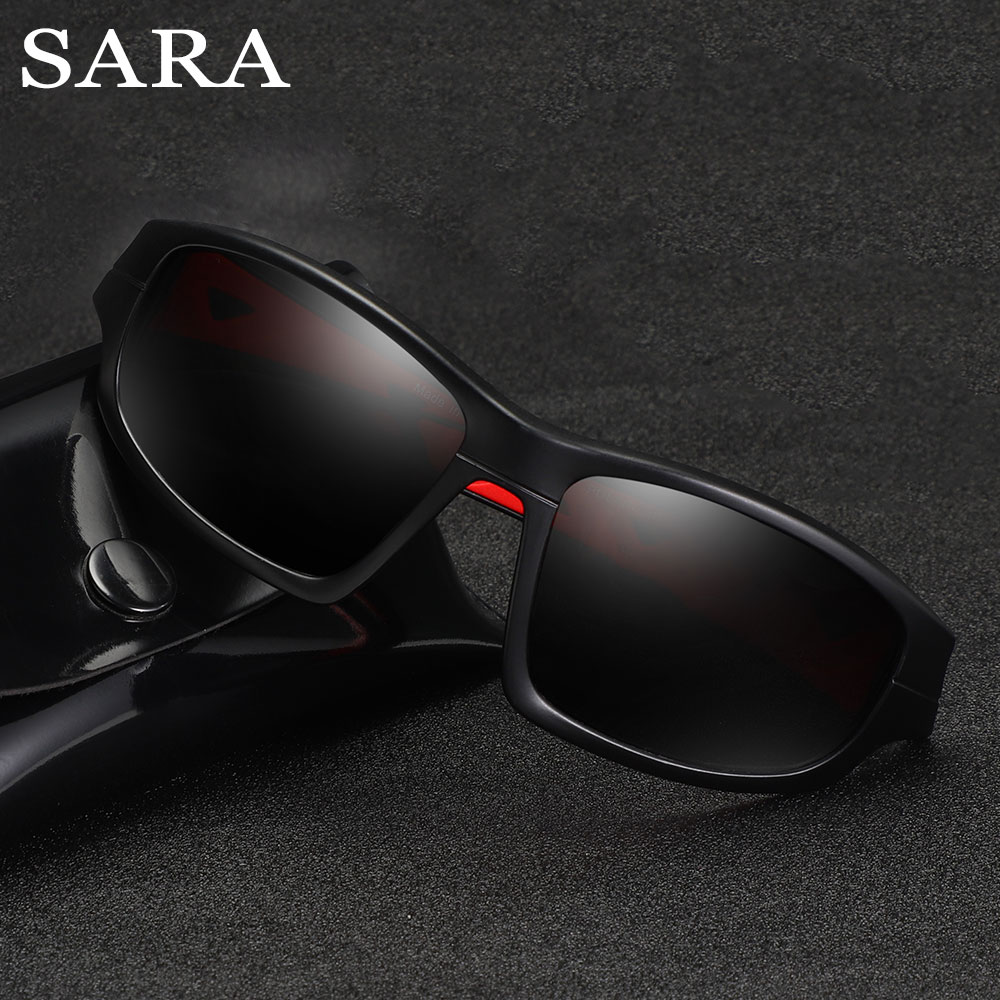 New sunglasses 2020 cool men's drive fishing glasses square polaroid Sarah glasses thumbnail