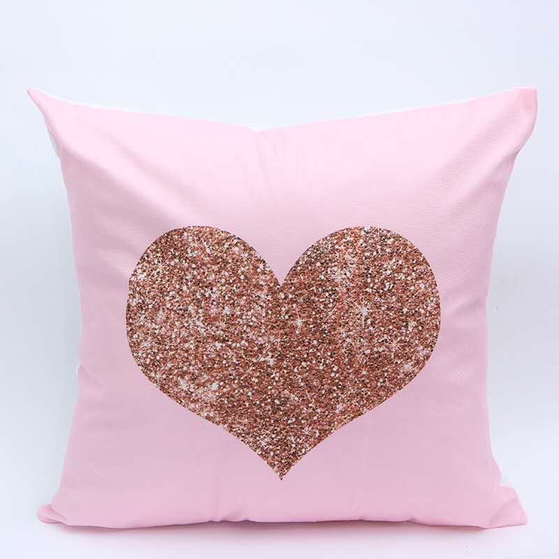 Flannelette Throw Pillow on Bed