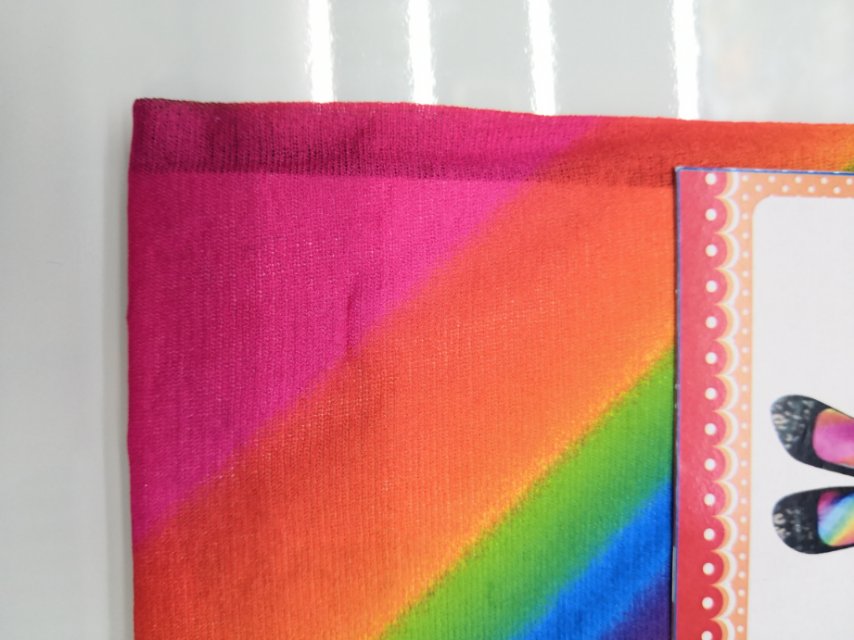 厂家直销万圣节用涤纶彩虹传统袜节日用品产品图