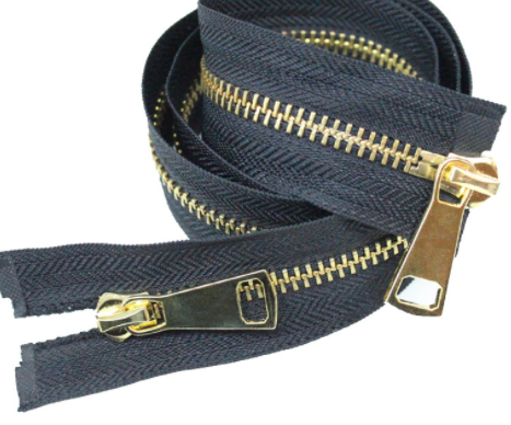 5#金属浅金闭口拉链口袋拉链闭尾金属拉链