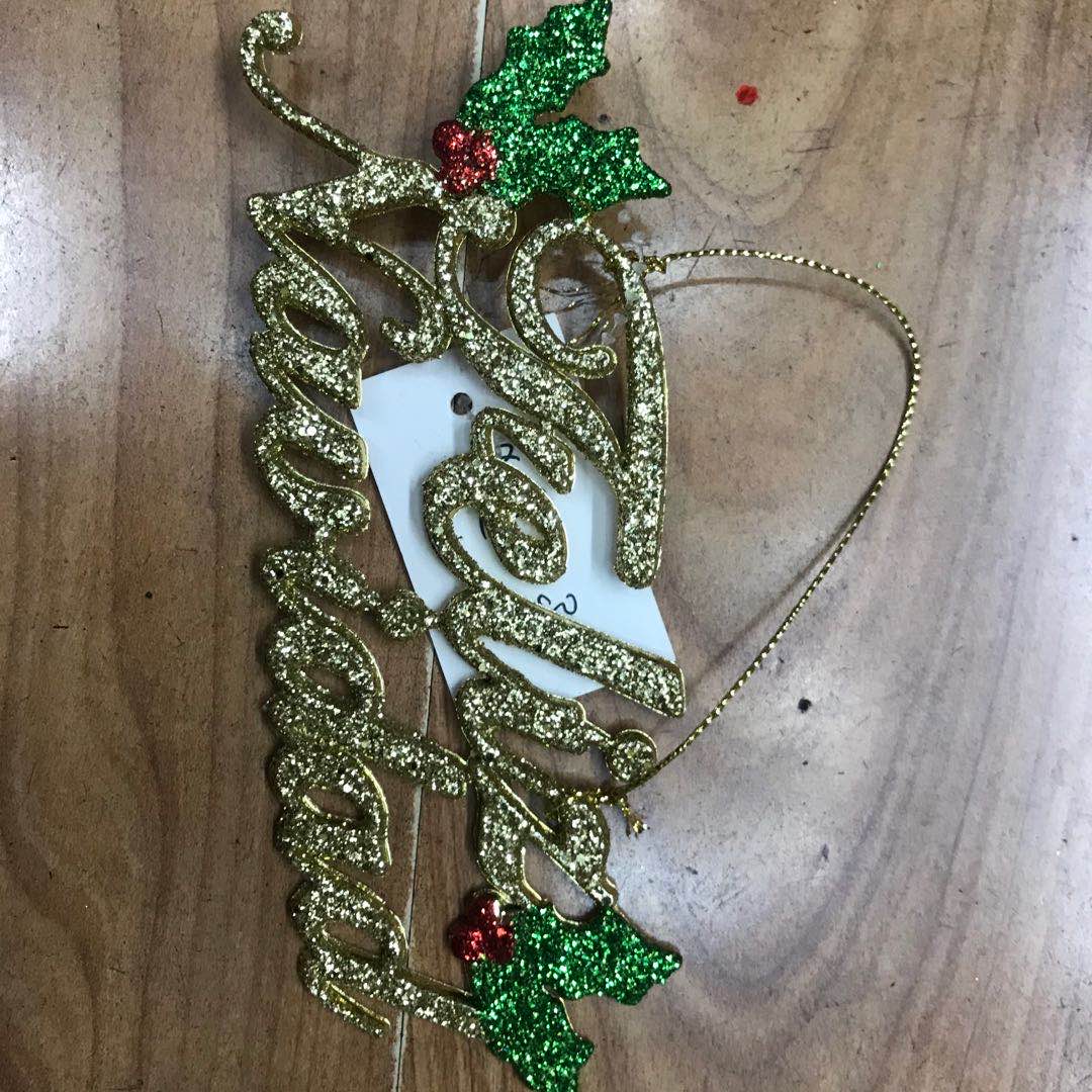 圣诞饰品英文亮片塑料 可来样定做 400pcs装