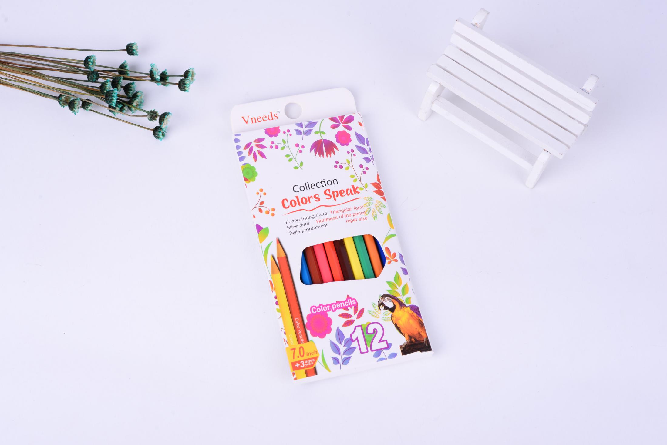 Secret garden colored pencils learning supplies coloring drawing