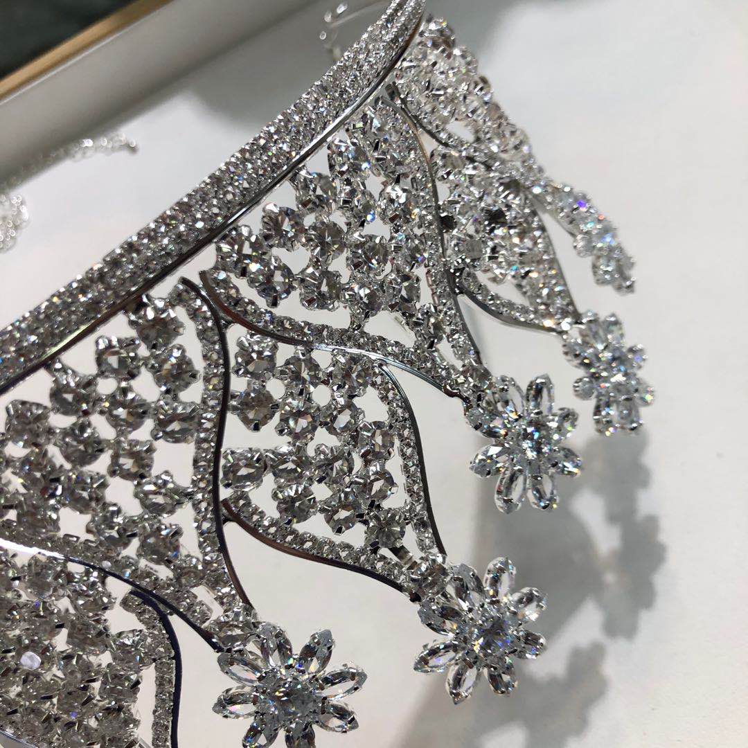 Atmospheric Elegance Stars Crown Runway Dress Accessories Super Beautiful Mori Hair Accessories details Picture