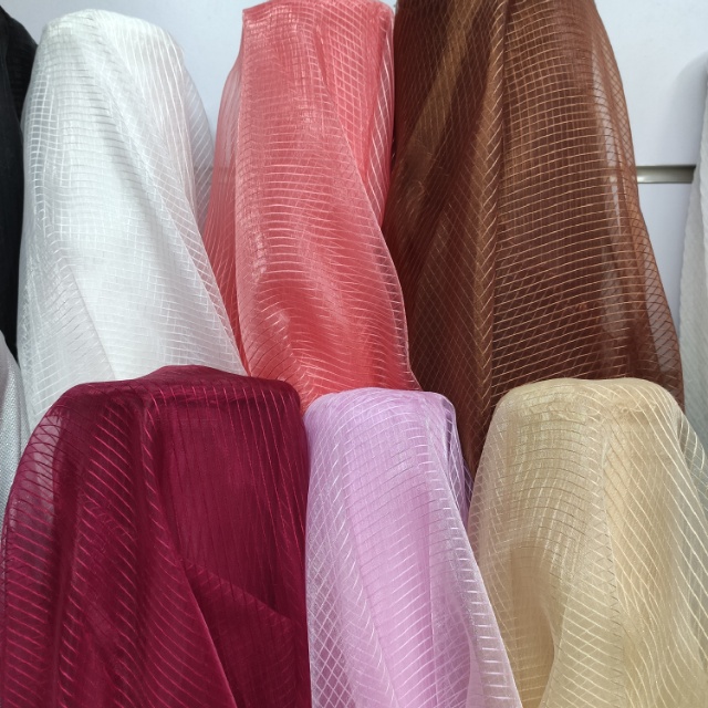 Bright silk straight yarn clothing fabric decorative fabric is available in a variety of colors