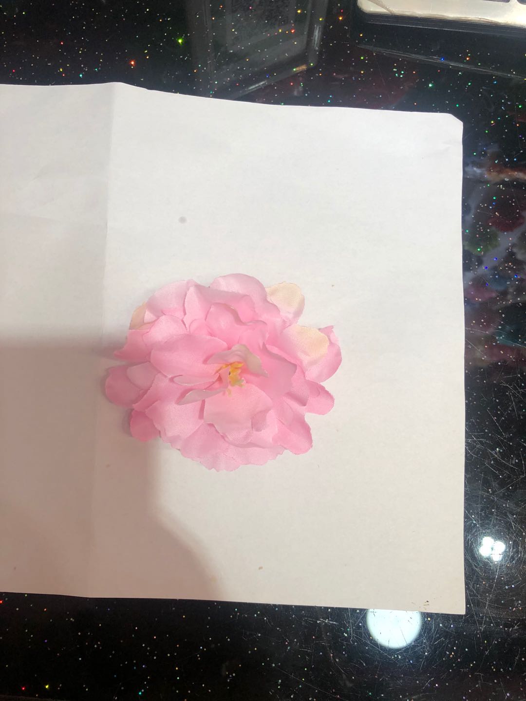 义乌灿珮工艺190碰布牡丹花饰品花零售批发