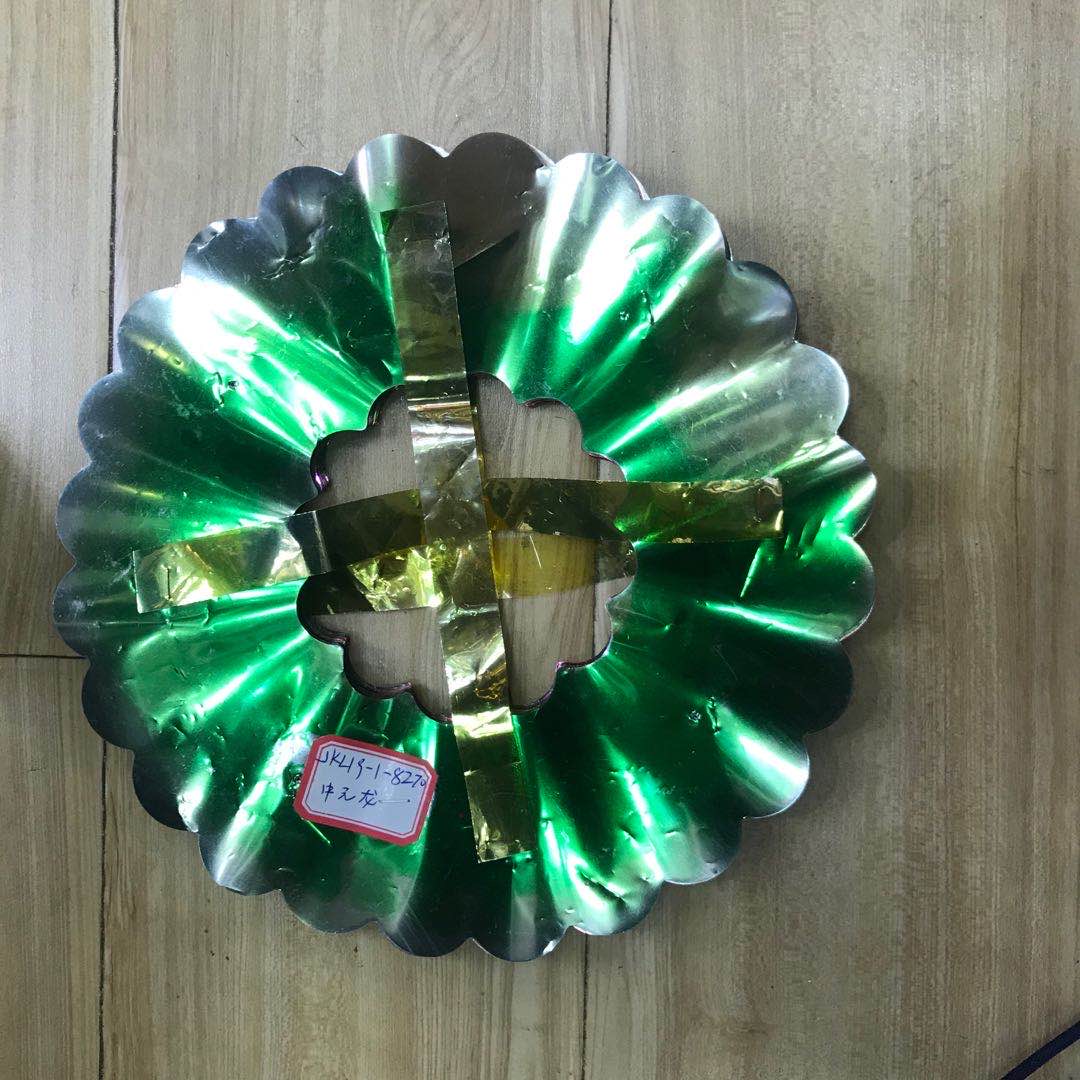 圣诞挂件PET拉花单色彩色节日用品厂家直销批发