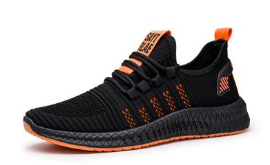 Summer Flying Woven Sneakers Men's Shoes Breathable Casual Shoes 2020 New Trend Mesh Coconut Shoes Men's Running Shoes full figure